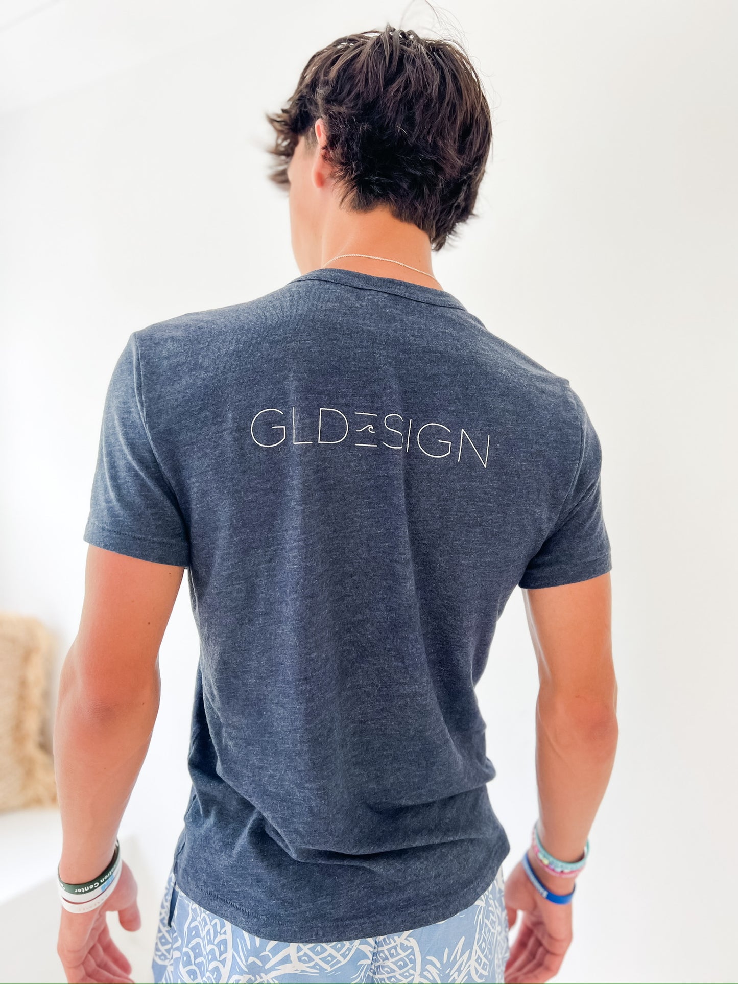 GLDESIGN Wave Tee - EcoNavy