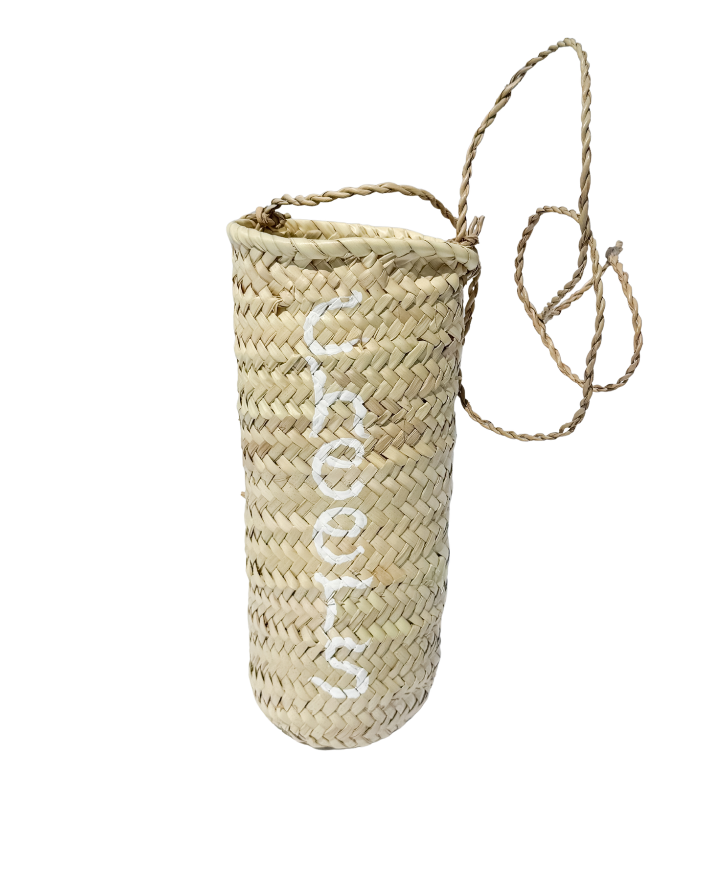 Cheers Straw Wine Tote