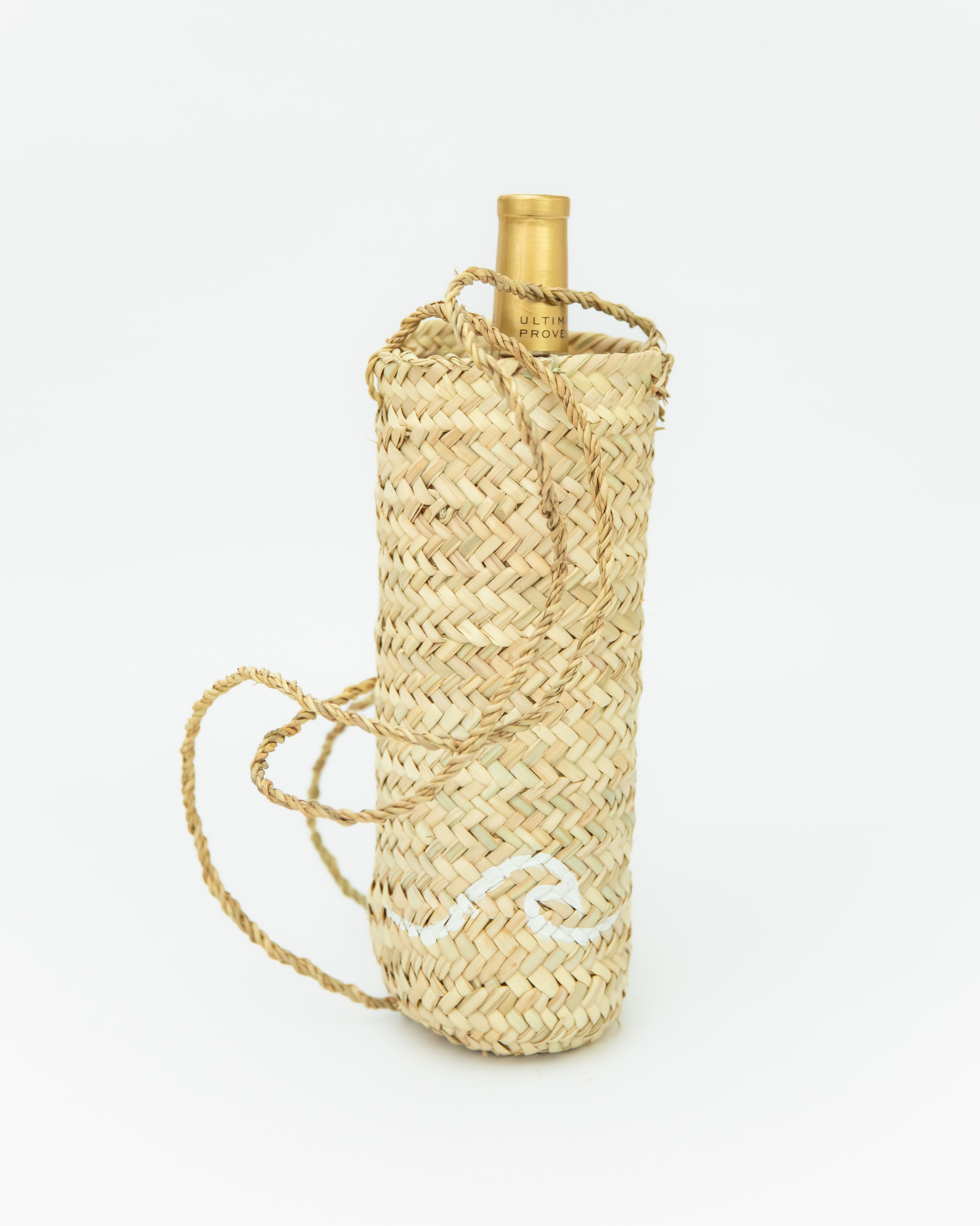 Merci Straw Wine Tote