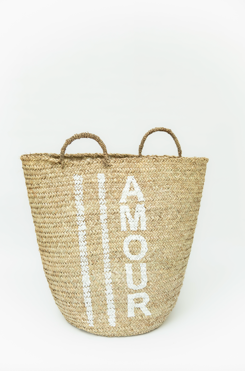 Oversized Amour Floor Basket